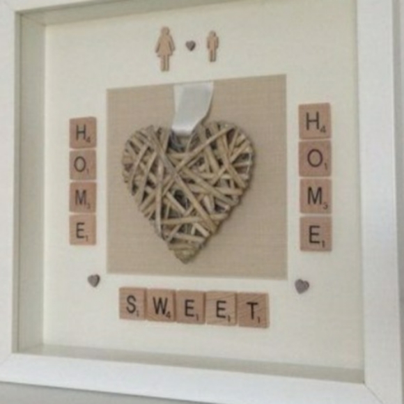 Hand Crafted Scrabble Pictures & Coasters - Picture 3 of 4